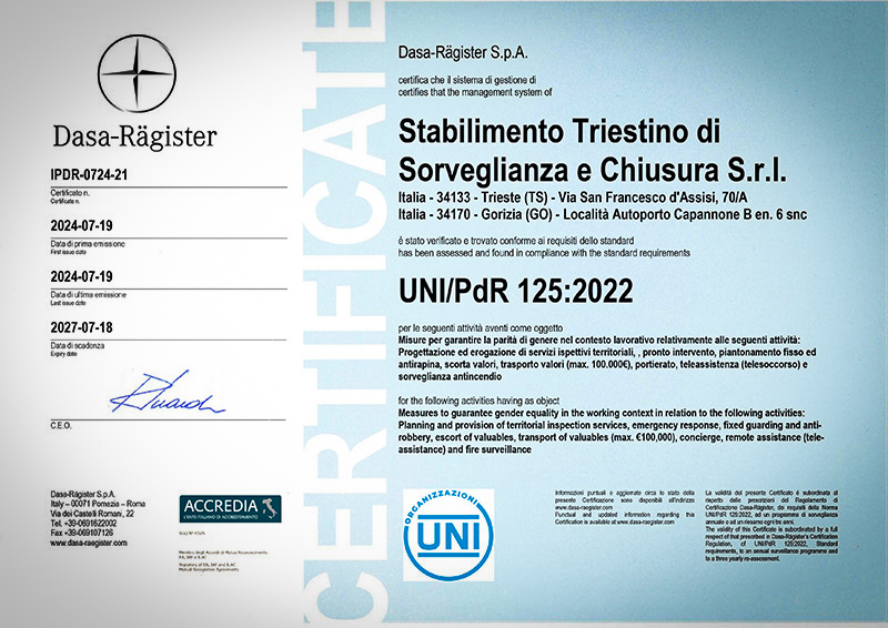 UNI/PDR 125:2022